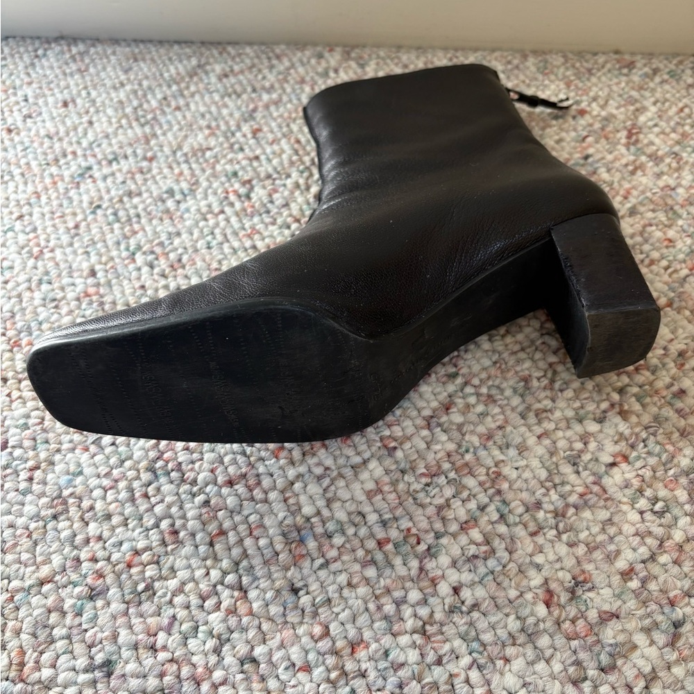 Stuart Weitzman Black Heeled Boots - Picture 2 of 6